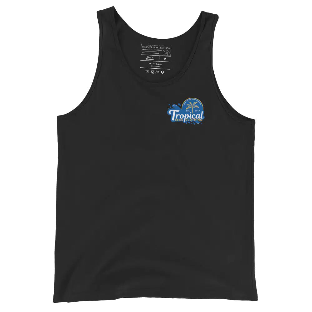 Men's Tropical Tides Tank Top WEM Support (www.WEM.support)