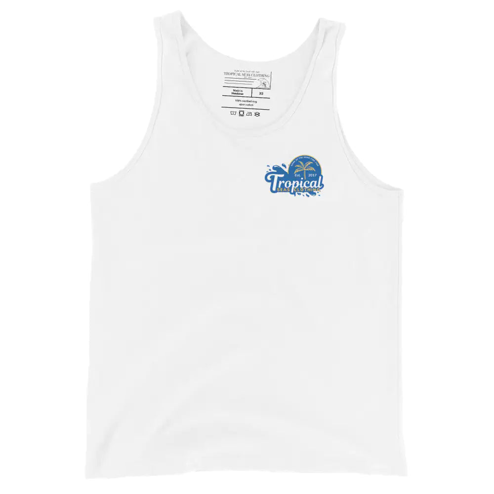 Men's Tropical Tides Tank Top WEM Support (www.WEM.support)