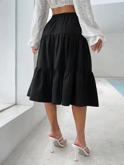 Olga Tiered Midi Skirt WEM Support (www.WEM.support)