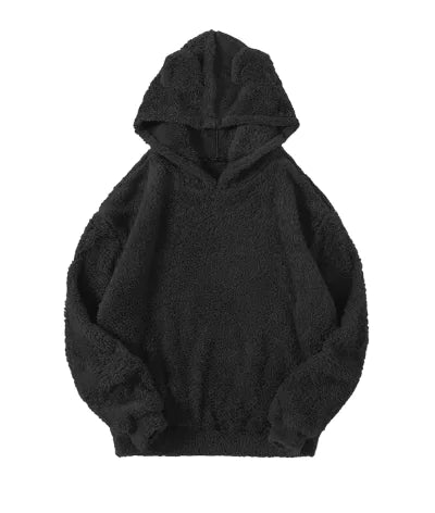 Fluffy Hooded Warm Sweater WEM Support (www.WEM.support)