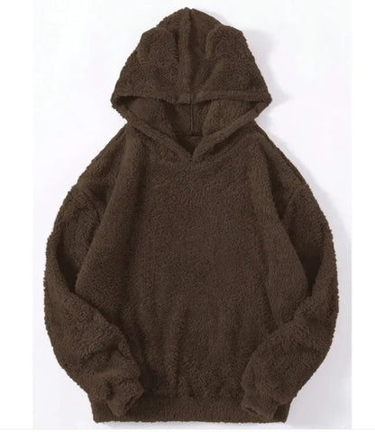 Fluffy Hooded Warm Sweater WEM Support (www.WEM.support)