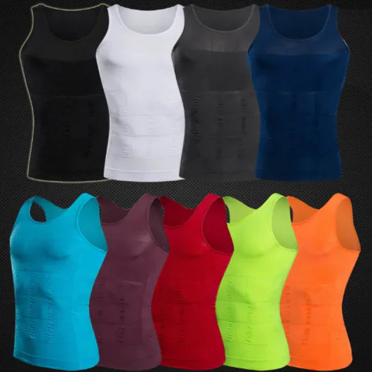 Men's Slimming Bodysuit Vest WEM Support (www.WEM.support)