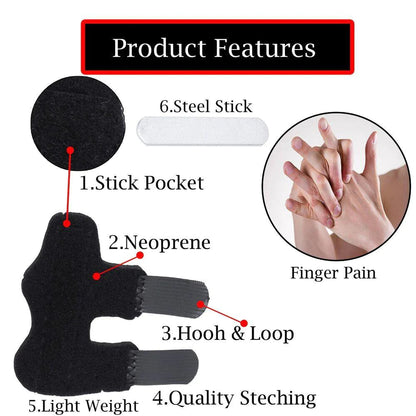 Adjustable Trigger Finger Splint Straightener Corrector Brace Support Protector WEM Support (www.WEM.support)