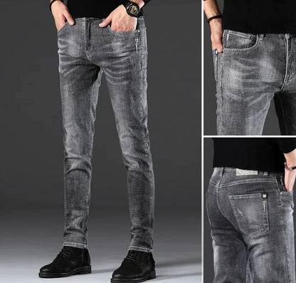 Men's Slim-Fit Casual Jeans WEM Support (www.WEM.support)
