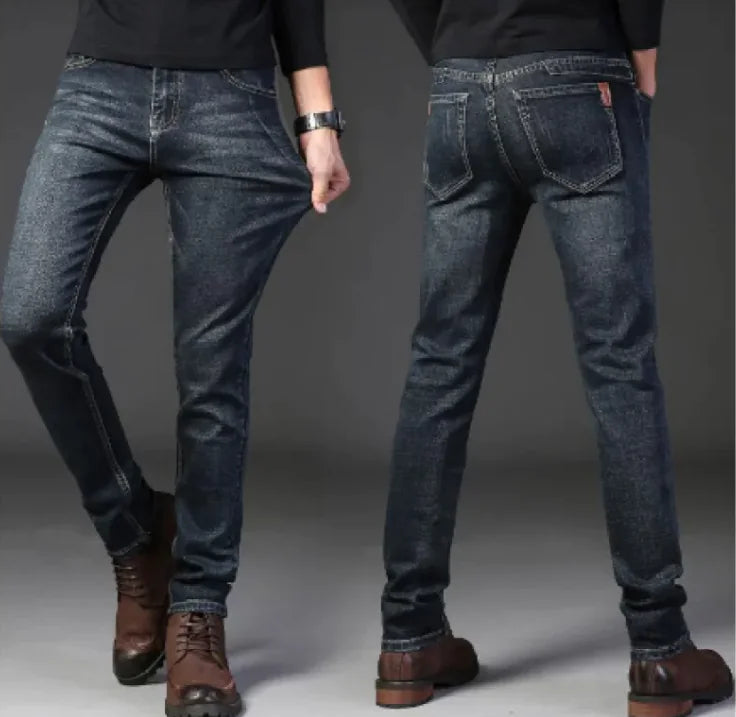 Men's Slim-Fit Casual Jeans WEM Support (www.WEM.support)
