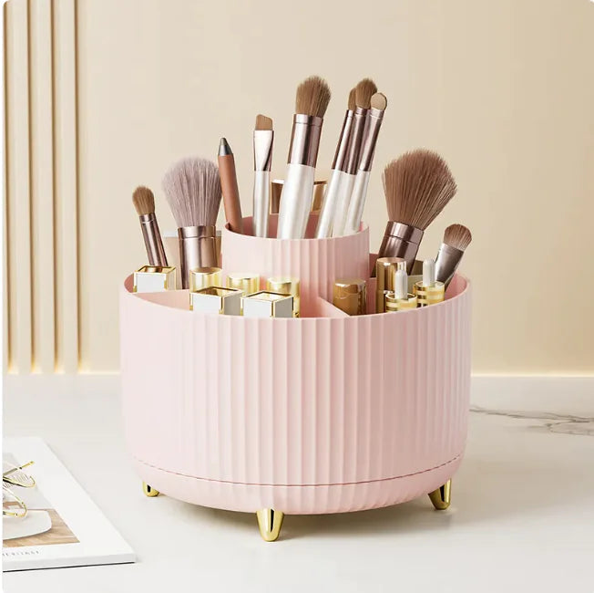 360° Rotating Desktop Makeup Brush Holder WEM Support (www.WEM.support)