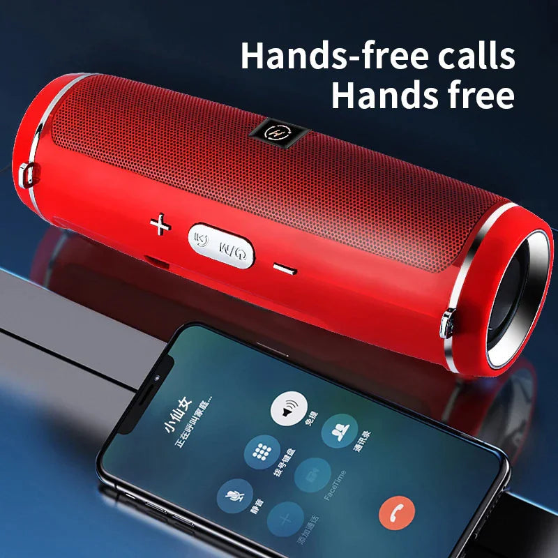 Bluetooth 5.1 Speaker Wireless Waterproof Outdoor Stereo LOUD Bass USB/TF Strap WEM Support (www.WEM.support)