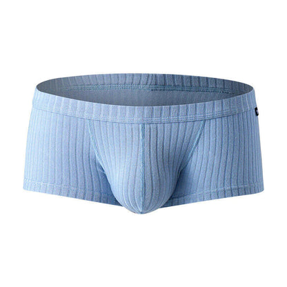 Men's Sexy Underwear Low waist Briefs U Pouch Boxers Striped Shorts Underpants WEM Support (www.WEM.support)