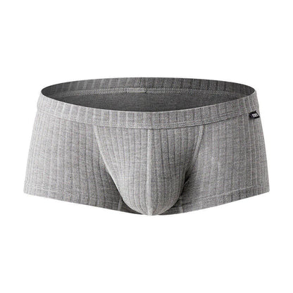 Men's Sexy Underwear Low waist Briefs U Pouch Boxers Striped Shorts Underpants WEM Support (www.WEM.support)