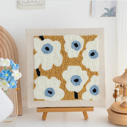 Punch Needle Embroidery Kit with Materials WEM Support (www.WEM.support)