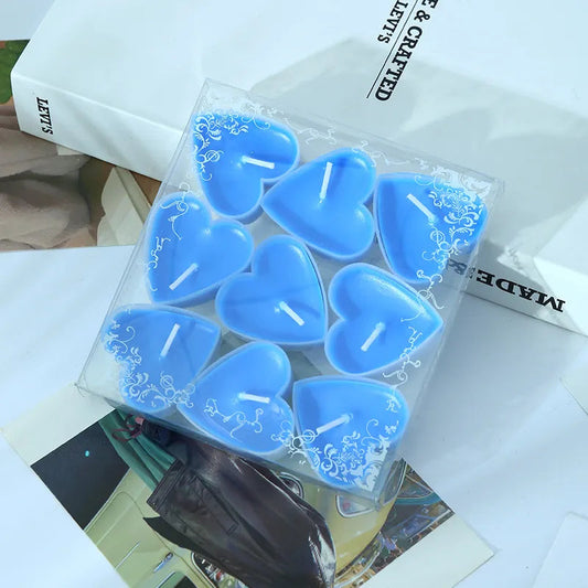 Romantic Heart-shaped Tealight Candle WEM Support (www.WEM.support)