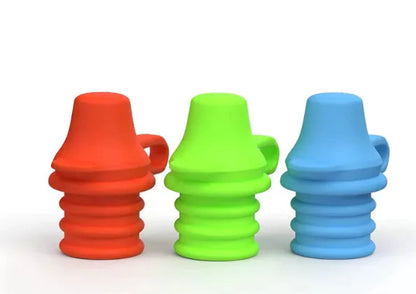 Silicone Spill-Proof Bottle Nozzle Cap WEM Support (www.WEM.support)