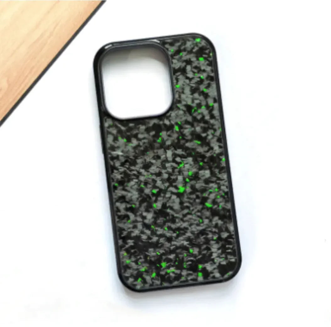 Gold Foil Carbon Phone Case WEM Support (www.WEM.support)