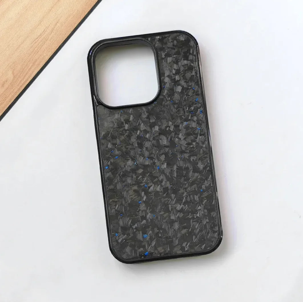 Gold Foil Carbon Phone Case WEM Support (www.WEM.support)
