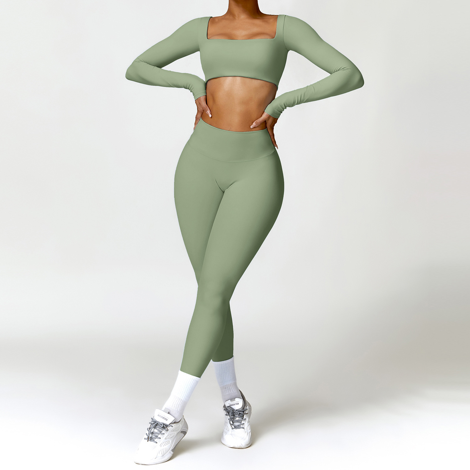 Winter Nude Feel Tight Yoga Suit WEM Support (www.WEM.support)