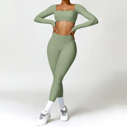 Winter Nude Feel Tight Yoga Suit WEM Support (www.WEM.support)