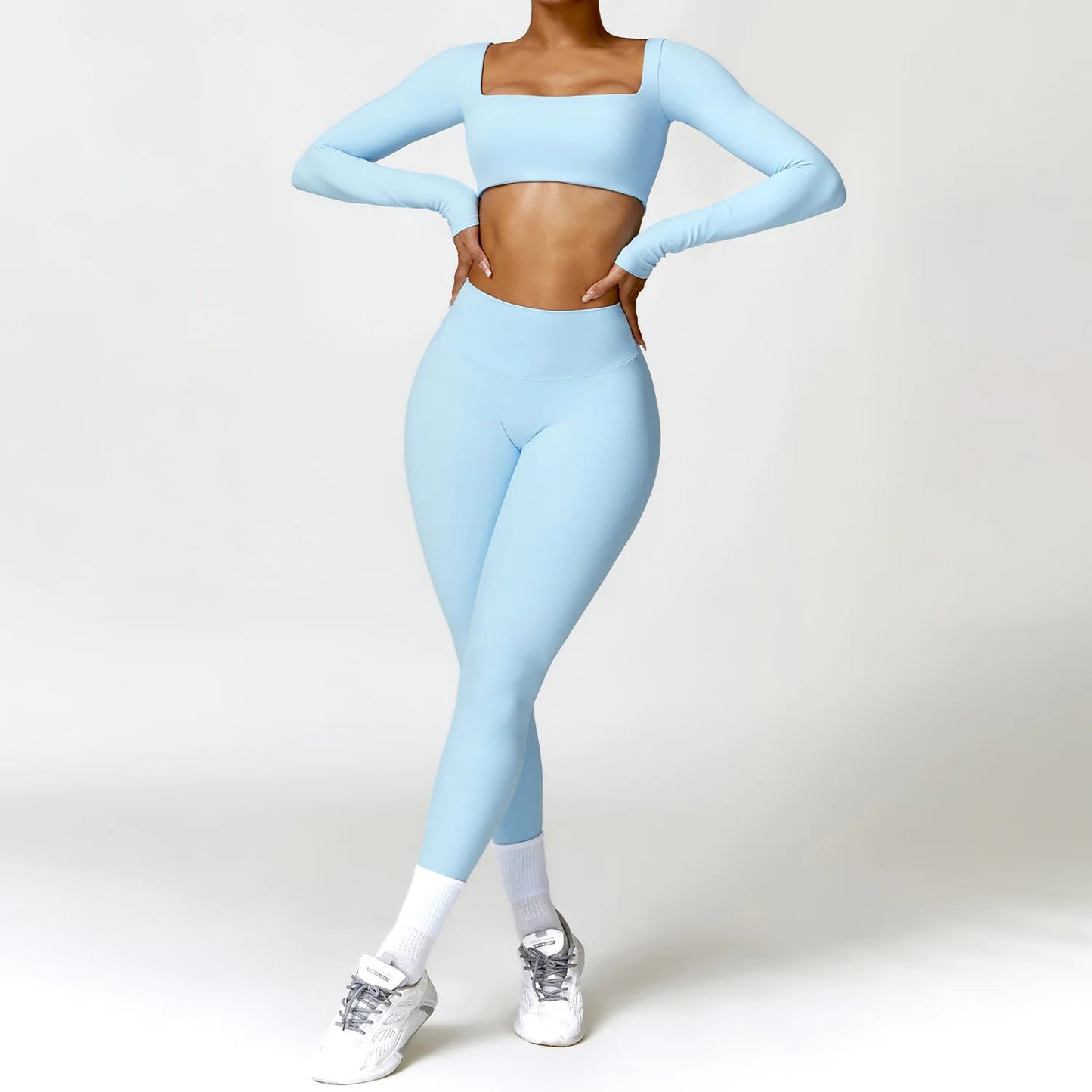 Winter Nude Feel Tight Yoga Suit WEM Support (www.WEM.support)