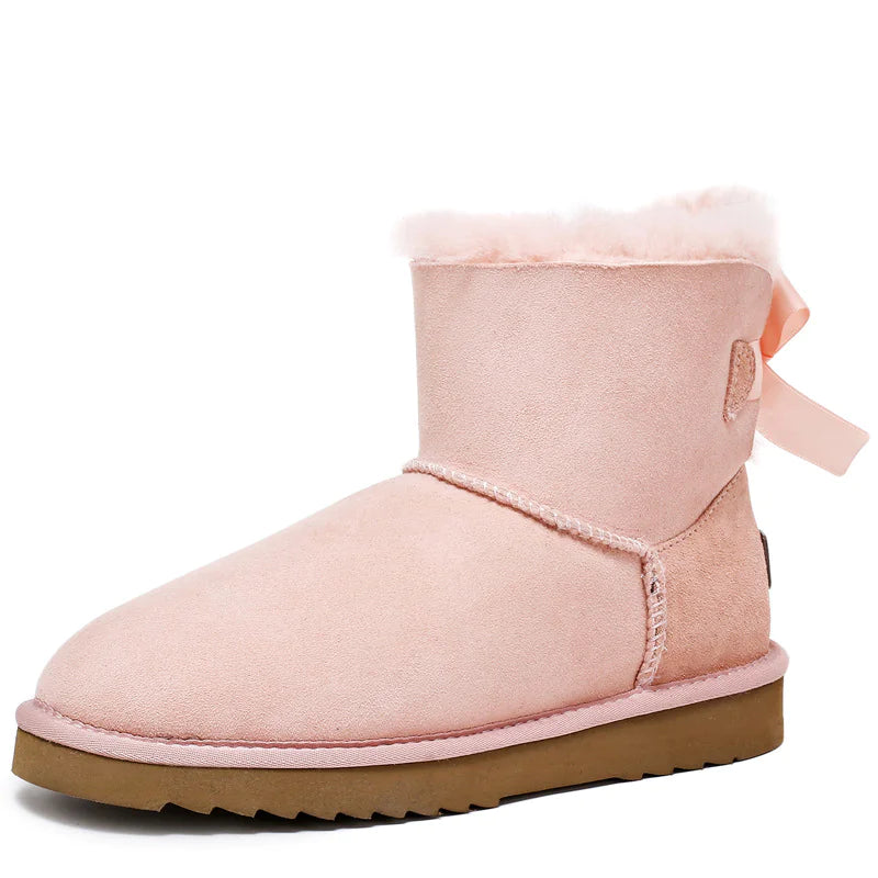 Sheepskin and wool all-in-one snow boots WEM Support (www.WEM.support)