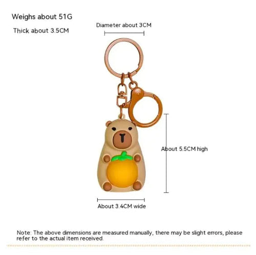 Capybara Keychain WEM Support (www.WEM.support)