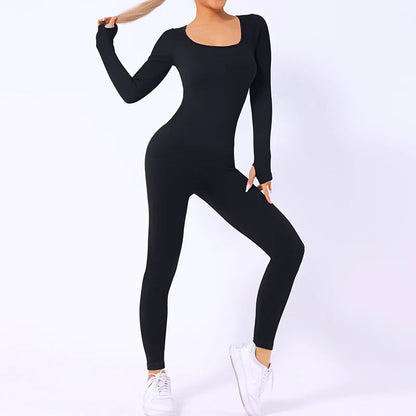 Full Sleeve Seamless Yoga Bodysuit WEM Support (www.WEM.support)