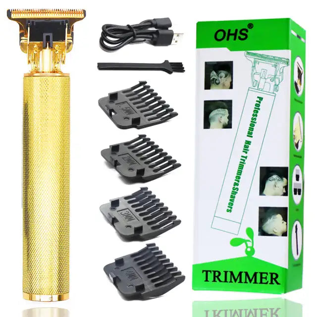 USB Rechargeable Vintage Electric Hair Trimmer WEM Support (www.WEM.support)