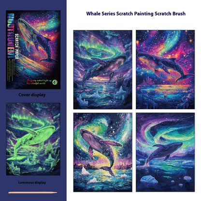 Luminous Scratch Art Paper WEM Support (www.WEM.support)