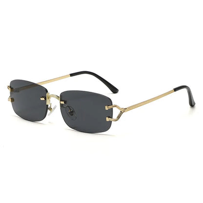 New Rimless Diamond Cut Sunglasses WEM Support (www.WEM.support)
