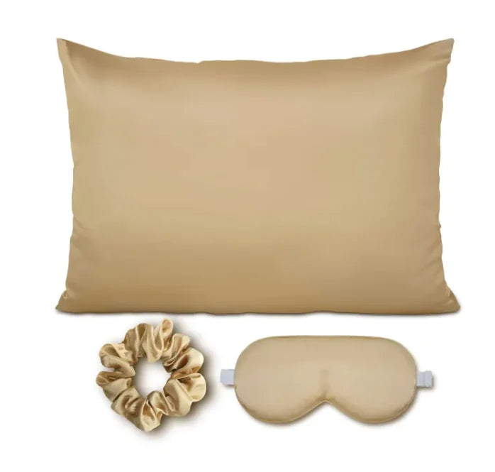 Elegant Silk-Effect Pillowcase WEM Support (www.WEM.support)