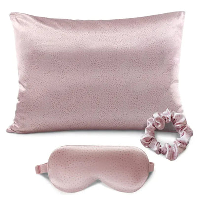 Elegant Silk-Effect Pillowcase WEM Support (www.WEM.support)
