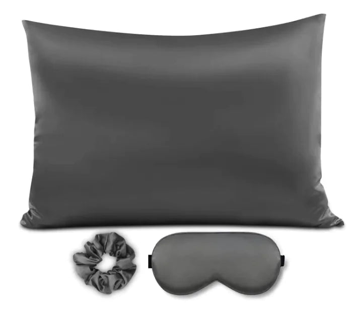 Elegant Silk-Effect Pillowcase WEM Support (www.WEM.support)