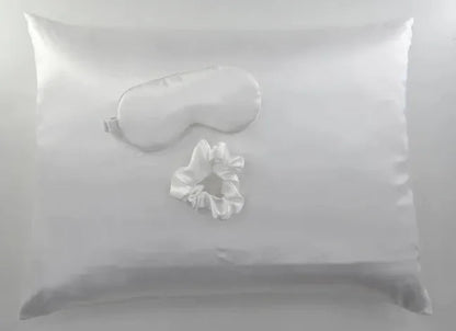 Elegant Silk-Effect Pillowcase WEM Support (www.WEM.support)