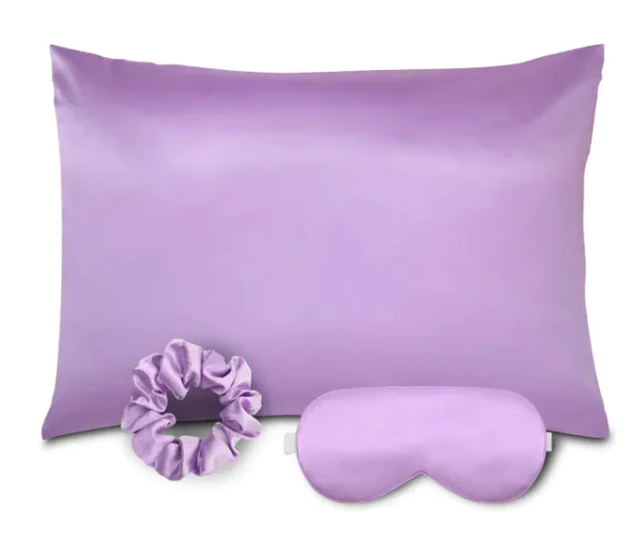Elegant Silk-Effect Pillowcase WEM Support (www.WEM.support)