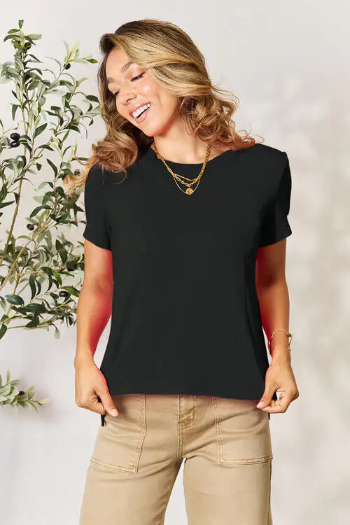 Essential Round-Neck Top- WEM Support (www.WEM.support)