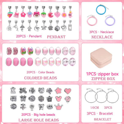 Children's Educational Handmade Diy Beaded Bracelet Suit WEM Support (www.WEM.support)