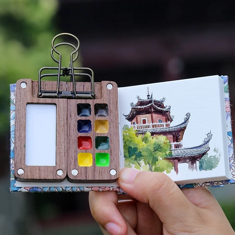 Mini Watercolor Painting Set WEM Support (www.WEM.support)