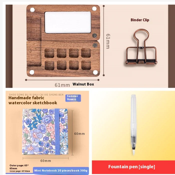 Mini Watercolor Painting Set WEM Support (www.WEM.support)