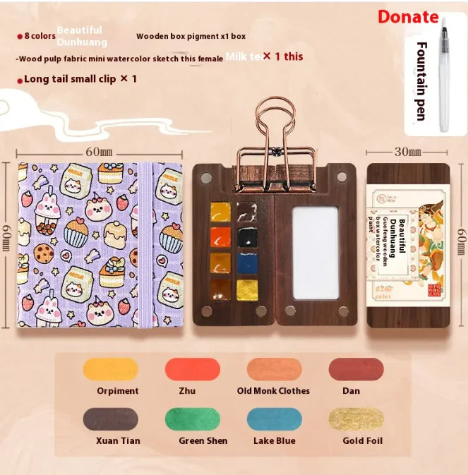 Mini Watercolor Painting Set WEM Support (www.WEM.support)