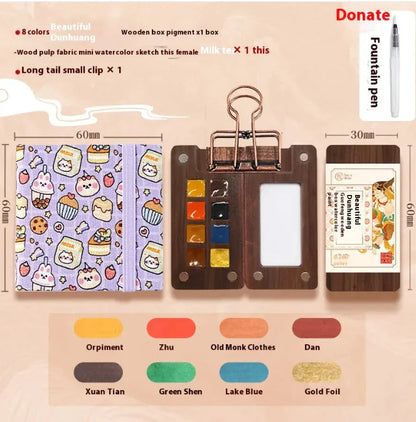 Mini Watercolor Painting Set WEM Support (www.WEM.support)