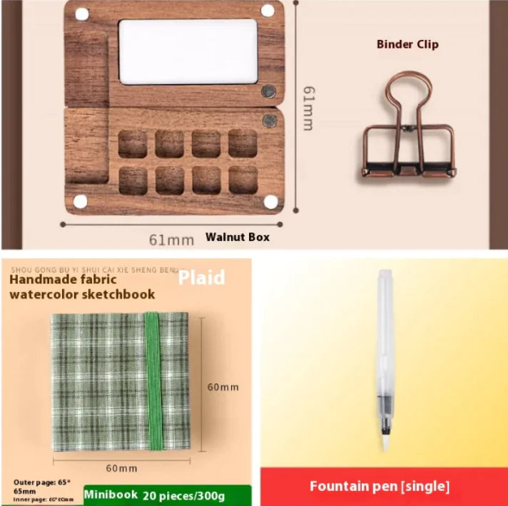 Mini Watercolor Painting Set WEM Support (www.WEM.support)