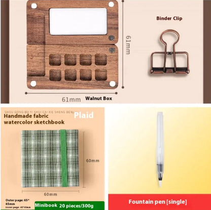 Mini Watercolor Painting Set WEM Support (www.WEM.support)