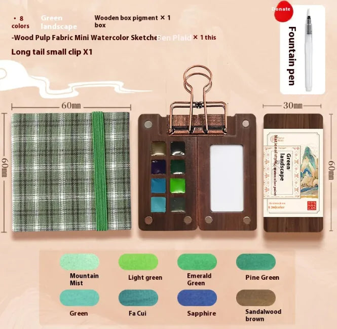 Mini Watercolor Painting Set WEM Support (www.WEM.support)