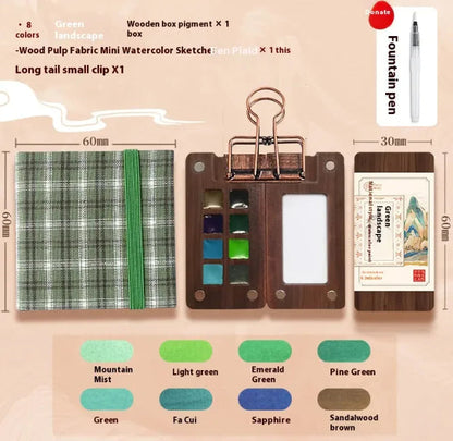 Mini Watercolor Painting Set WEM Support (www.WEM.support)