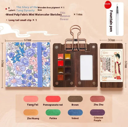 Mini Watercolor Painting Set WEM Support (www.WEM.support)