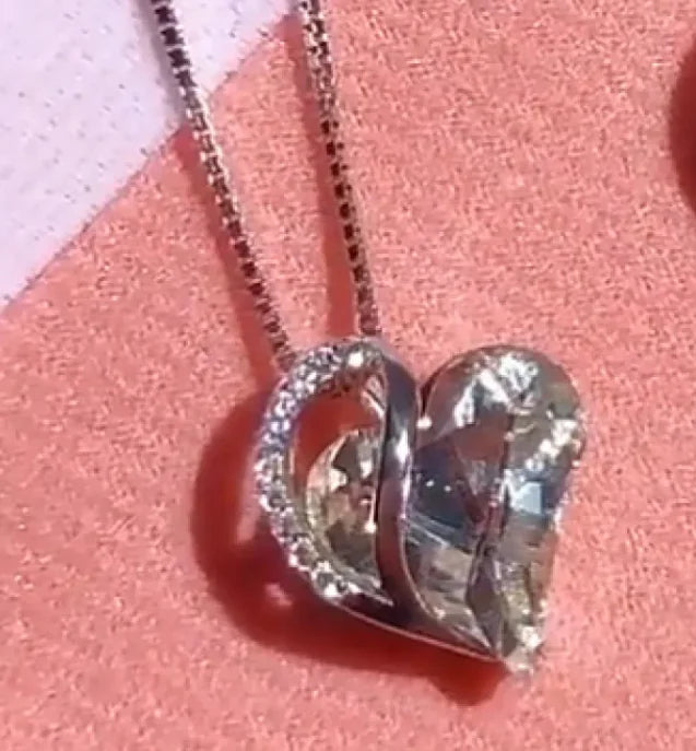 Sterling Silver Heart Charm WEM Support (www.WEM.support)