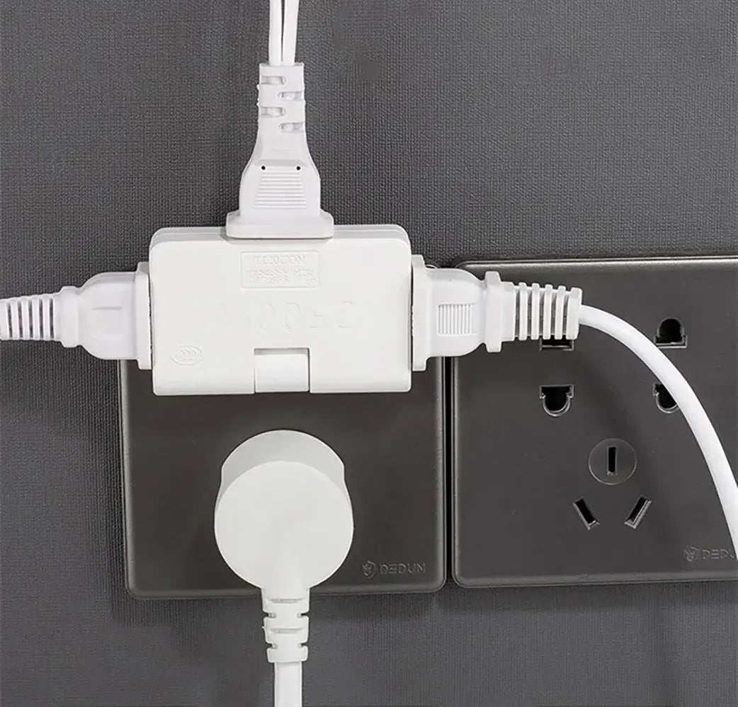 1500W 3-Way Foldable Travel Adapter WEM Support (www.WEM.support)