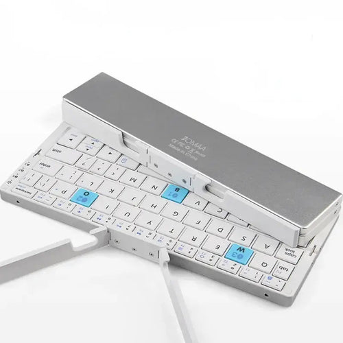 Foldable Bluetooth Keyboard Rechargeable Keyboard WEM Support (www.WEM.support)