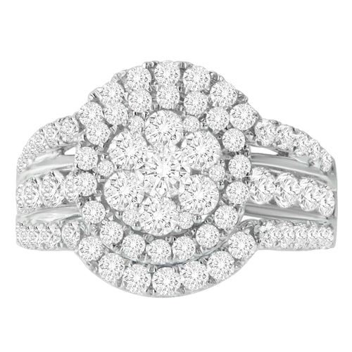 14k White Gold 2ct TDW Diamond Engagement Ring (H-I,SI2-I1) WEM Support (www.WEM.support)