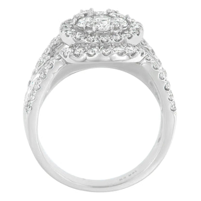 14k White Gold 2ct TDW Diamond Engagement Ring (H-I,SI2-I1) WEM Support (www.WEM.support)