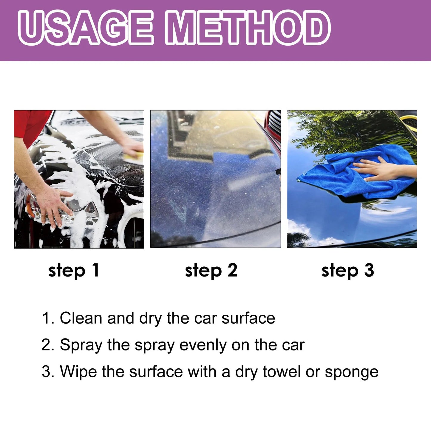 3-in-1 Car Coating Spray WEM Support (www.WEM.support)