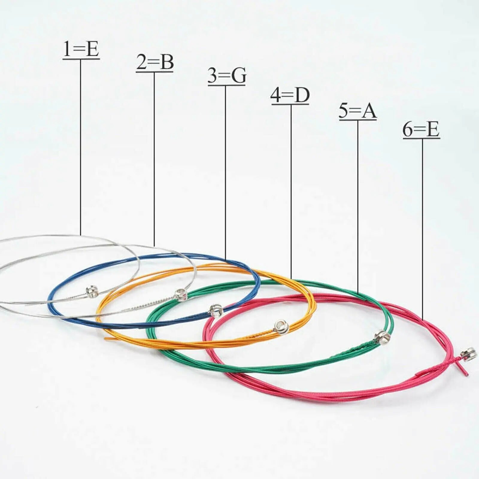 3 Sets of 6 Guitar Strings Replacement Steel String For Acoustic Guitar 1st-6th WEM Support (www.WEM.support)